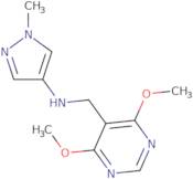 N-[(4,6-Dimethoxypyrimidin-5-yl)methyl]-1-methyl-1H-pyrazol-4-amine