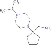 (1-[4-(Propan-2-yl)piperazin-1-yl]cyclopentyl)methanamine