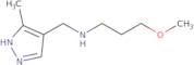 3-Methoxy-N-[(5-methyl-1H-pyrazol-4-yl)methyl]propan-1-amine