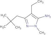 5-(2,2-Dimethylpropyl)-4-ethyl-2-methylpyrazol-3-amine