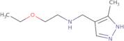 2-Ethoxy-N-[(5-methyl-1H-pyrazol-4-yl)methyl]ethanamine