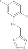 2,5-Difluoro-N-(1,2,3-thiadiazol-4-ylmethyl)aniline