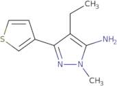 4-Ethyl-2-methyl-5-thiophen-3-ylpyrazol-3-amine