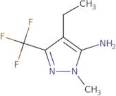 4-Ethyl-2-methyl-5-(trifluoromethyl)pyrazol-3-amine