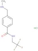 4-[(Methylamino)methyl]-N-(2,2,2-trifluoroethyl)benzamide hydrochloride