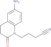 4-(6-Amino-2-oxo-1,2,3,4-tetrahydroquinolin-1-yl)butanenitrile