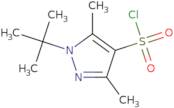 1-tert-Butyl-3,5-dimethyl-1H-pyrazole-4-sulfonyl chloride