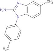 5-Methyl-1-(4-methylphenyl)-1H-1,3-benzodiazol-2-amine