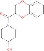 (2,3-Dihydro-benzo[1,4]dioxin-2-yl)-(4-hydroxy-piperidin-1-yl)-methanone