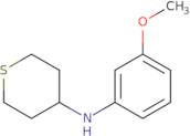 N-(3-Methoxyphenyl)thian-4-amine