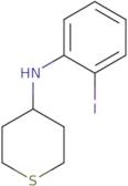 N-(2-Iodophenyl)thian-4-amine