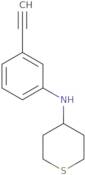 N-(3-Ethynylphenyl)thian-4-amine