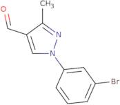 1-(3-Bromophenyl)-3-methyl-1H-pyrazole-4-carbaldehyde