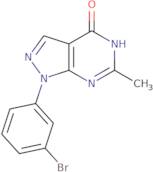 1-(3-Bromophenyl)-6-methyl-1H,4H,5H-pyrazolo[3,4-d]pyrimidin-4-one