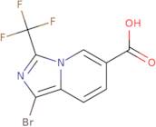 1-Bromo-3-(trifluoromethyl)imidazo[1,5-a]pyridine-6-carboxylic acid