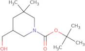 tert-Butyl 5-(hydroxymethyl)-3,3-dimethylpiperidine-1-carboxylate