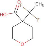 4-(1,1-Difluoroethyl)oxane-4-carboxylic acid