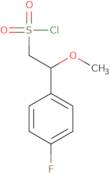 2-(4-Fluorophenyl)-2-methoxyethane-1-sulfonyl chloride