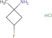 3-Fluoro-1-methylcyclobutan-1-amine hydrochloride