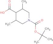 1-[(tert-Butoxy)carbonyl]-3,5-dimethylpiperidine-4-carboxylic acid