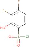 3,4-Difluoro-2-hydroxybenzene-1-sulfonyl chloride