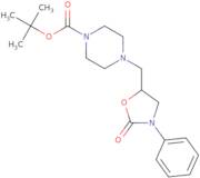 tert-Butyl 4-[(2-oxo-3-phenyl-1,3-oxazolidin-5-yl)methyl]piperazine-1-carboxylate