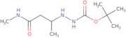 tert-Butyl 2-[1-methyl-3-(methylamino)-3-oxopropyl]-1-hydrazinecarboxylate