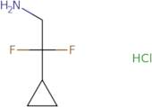 2-Cyclopropyl-2,2-difluoroethan-1-amine hydrochloride