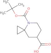 4-[(tert-Butoxy)carbonyl]-4-azaspiro[2.5]octane-7-carboxylic acid