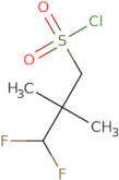 3,3-Difluoro-2,2-dimethylpropane-1-sulfonyl chloride