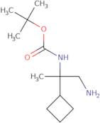 tert-Butyl N-(1-amino-2-cyclobutylpropan-2-yl)carbamate