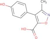 4-(4-Hydroxyphenyl)-3-methyl-1,2-oxazole-5-carboxylic acid