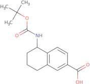 5-{[(tert-Butoxy)carbonyl]amino}-5,6,7,8-tetrahydronaphthalene-2-carboxylic acid