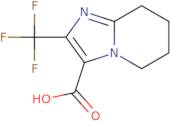 2-(Trifluoromethyl)-5H,6H,7H,8H-imidazo[1,2-a]pyridine-3-carboxylic acid