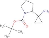 tert-Butyl 2-(1-aminocyclopropyl)pyrrolidine-1-carboxylate