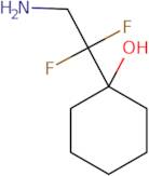 1-(2-Amino-1,1-difluoroethyl)cyclohexan-1-ol