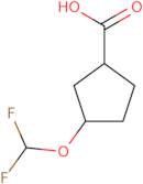 3-(Difluoromethoxy)cyclopentane-1-carboxylic acid