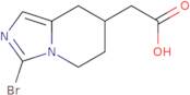 2-{3-Bromo-5H,6H,7H,8H-imidazo[1,5-a]pyridin-7-yl}acetic acid