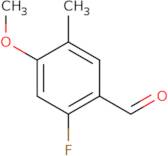 2-Fluoro-4-methoxy-5-methylbenzaldehyde