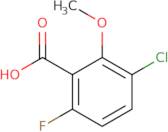 3-Chloro-6-fluoro-2-methoxybenzoic acid