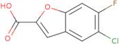 5-Chloro-6-fluoro-1-benzofuran-2-carboxylic acid