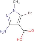 3-Amino-5-bromo-1-methyl-1H-pyrazole-4-carboxylic acid