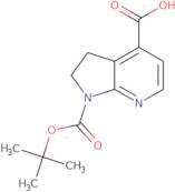 1-[(tert-Butoxy)carbonyl]-1H,2H,3H-pyrrolo[2,3-b]pyridine-4-carboxylic acid