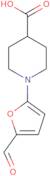 1-(5-Formylfuran-2-yl)piperidine-4-carboxylic acid