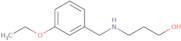 3-{[(3-Ethoxyphenyl)methyl]amino}propan-1-ol