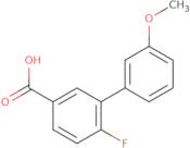 4-Fluoro-3-(3-methoxyphenyl)benzoic acid