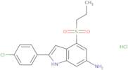 2-(4-Chlorophenyl)-4-(propane-1-sulfonyl)-1H-indol-6-amine hydrochloride