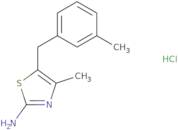 4-Methyl-5-[(3-methylphenyl)methyl]-1,3-thiazol-2-amine hydrochloride