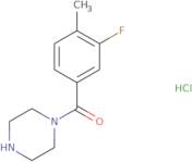 1-(3-Fluoro-4-methylbenzoyl)piperazine hydrochloride