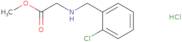Methyl 2-{[(2-chlorophenyl)methyl]amino}acetate hydrochloride